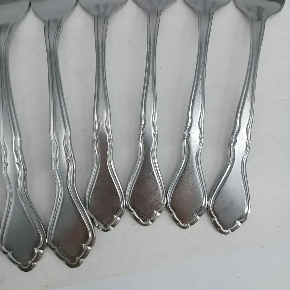 10X Fks Bk Washington Forge SPRING MEADOW Stainless Flatware Table Forks Knives